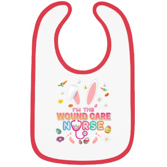 nurses Job im wound care nurses bunny easter day eggs hunt nursing Bibs