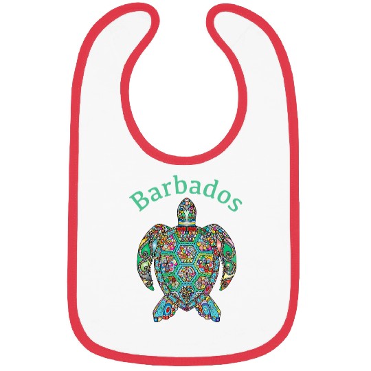 Turtle Pet Barbados Tribal Bibs