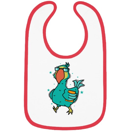 Book Fun Dodo with a Book Bird from Mauritius Bibs