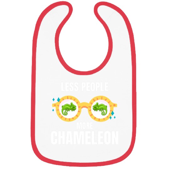 Chameleon Pet Less people more Bibs