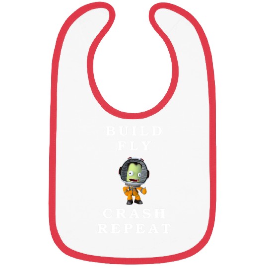 Astronaut Job Space Build Fly Crash Repeat Animation Program Bibs
