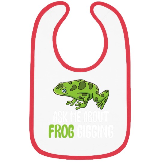 Frog Pet Catching Toad Hunting Design for a Bullfrog Hunter 7 Bibs