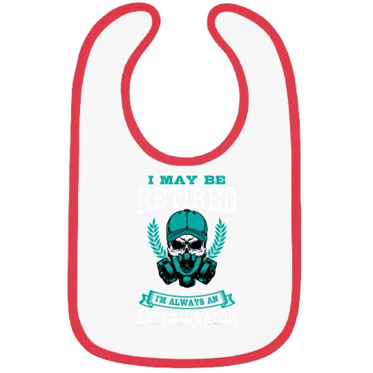Exterminator Retired Pest Control Eradicator Terminator Bibs