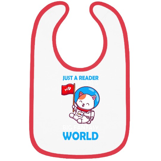 Book Fun Fantasy Book Science Fiction Astronaut Galaxy Exploration Bibs