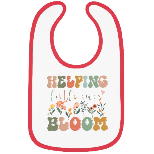 nurses Job Helping Little Ones Bloom NICU nurses Appreciation Bibs