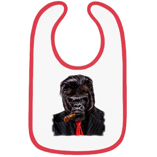Gorilla Pet as a Mob Boss Bibs