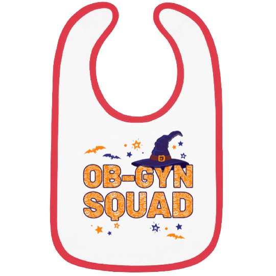 nurses Job OBGyn Squad Witch Halloween Matching OB Gyn nurses Doctor Bibs