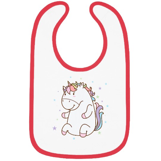 Unicorn Pet Fantasy Horse thick cuddly Bibs