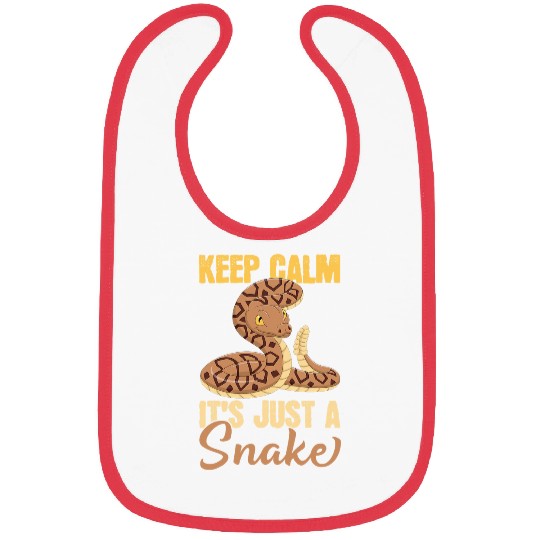 Python Pet Keep Calm Its Just A Snake Python Viper Snake Bibs