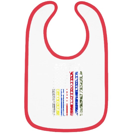 nurses Job nursesry No One Fights Alone USA Flag Thin Line Military Police nurses 50 Bibs