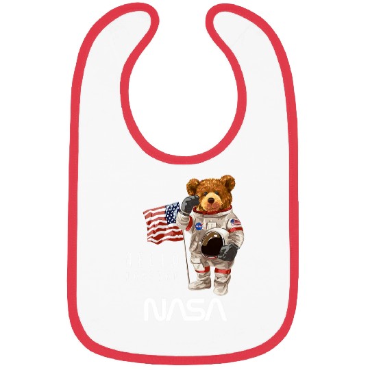 Astronaut Job NASA Astronaut TeddyBear Worm Bibs
