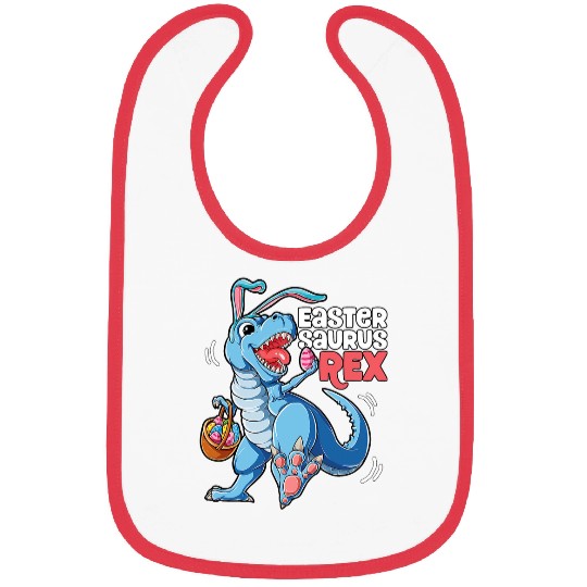 Dinosaur Pet Easter Saurus T rexs Eggs Boys Girls Bunny Ears Bibs