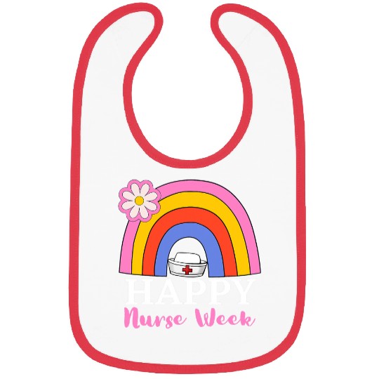 nurses Job Happy nurses Week Nursing School Graduation Rainbow Bibs
