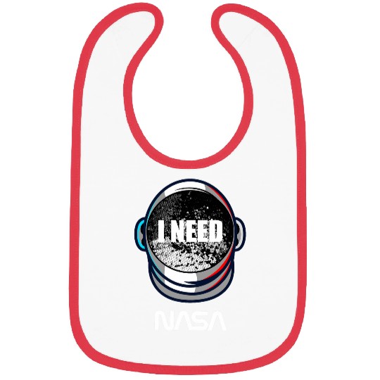 Astronaut Job NASA I Need My Space Retro Moon Landing Astronaut Bibs