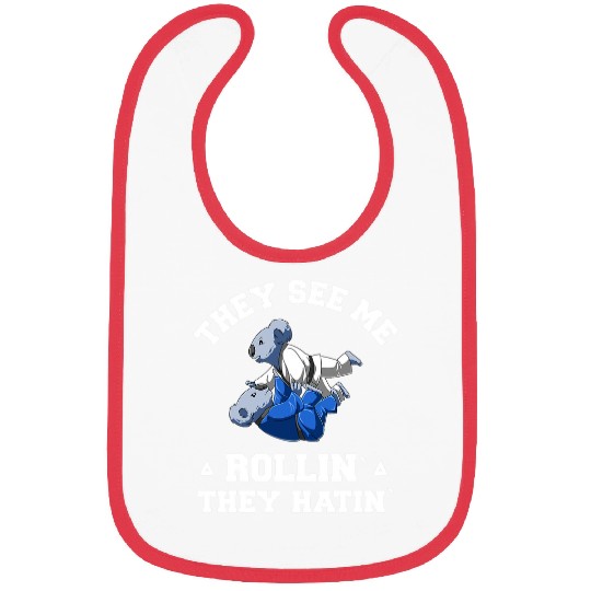 Koala Pet Funny Jiu Jitsu Rollin BJJ Grappling Koala Bibs