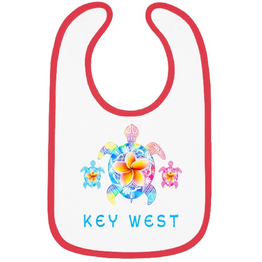 Turtle Pet Key West Florida Tribal Tie Dye Sea Bibs