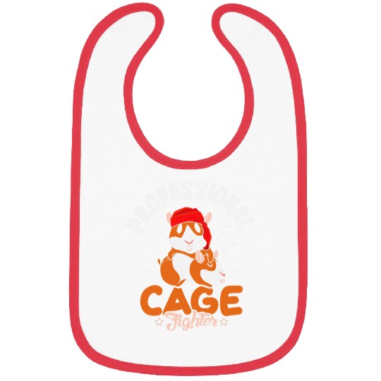 Hamster Pet Professional Cage Fighter Hamster cute design Bibs