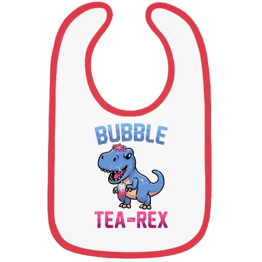 Dinosaur Pet Bubble TeaRex  Cute Milk Tea Bibs