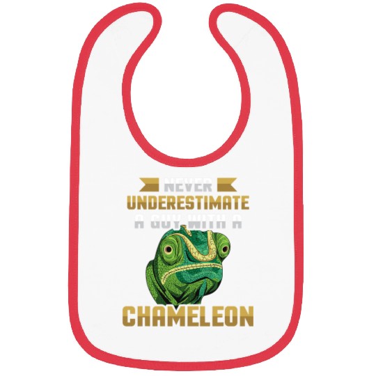 Chameleon Pet Mens Chameleon Design for a Chameleon Lover Bibs