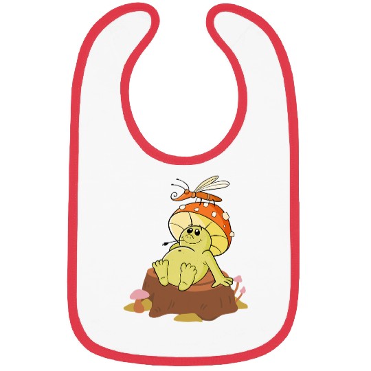 Frog Pet Cottagecore Aesthetic Frog Mushroom Hat Toad Goblincore Bibs