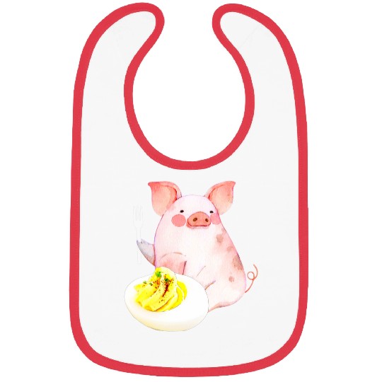 Pig Pet Deviled Eggs Pig Thanksgiving Dinner Eggs Lover Bibs