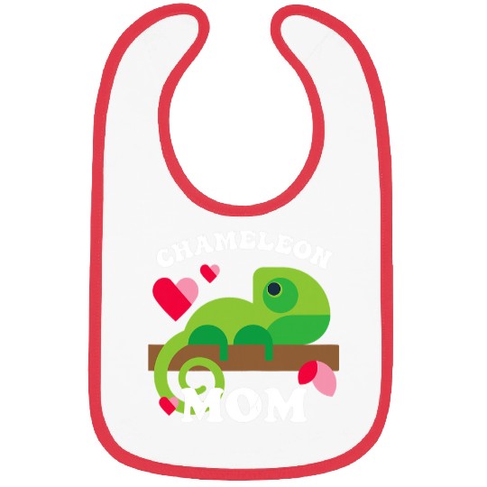 Chameleon Pet Mom Zookeeper Lizard Reptiles Pets Bibs
