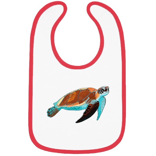 Turtle Pet Cute Sea Turtle Earth Day Restore Earth Save The Planet Bibs