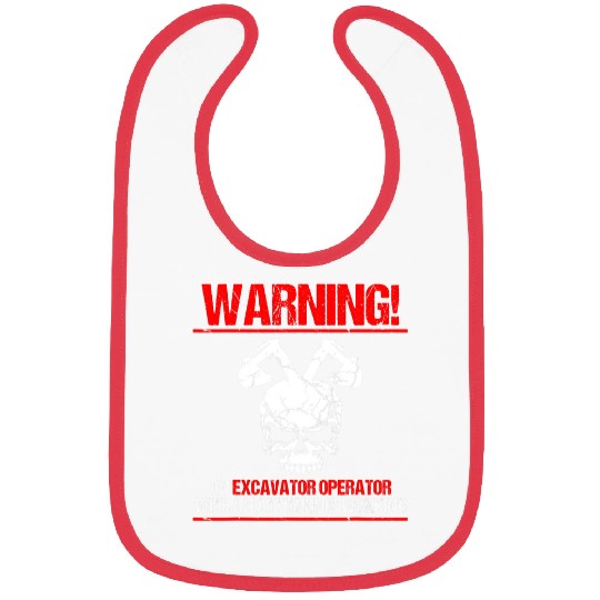 Excavator Fun Mens Backhoe Operator Design for Excavator Sand Digger 5 Bibs