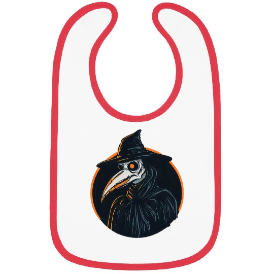 Plague Doctor Steampunk Medieval Medicines Horror Halloween 23 Bibs