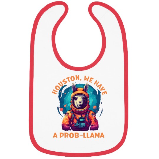 Llama Pet HOUSTON WE HAVE A PROBLLAMA Astronaut Bibs