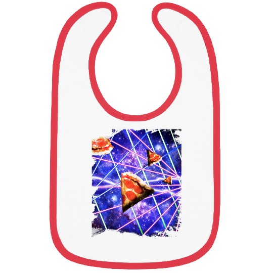 Astronaut Job Pizza Laser Lasers Space Galaxy Rave Awesome Bibs