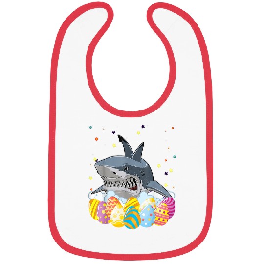 Shark Pet Easter Egg Hunting Easter Day Bibs