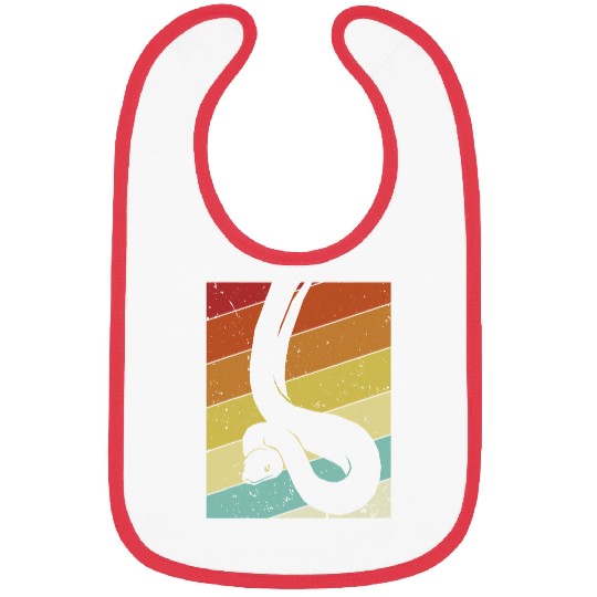 Python Pet Retro Snake Lover Pythonidae Snake Owner Banana Ball Python 1 Bibs