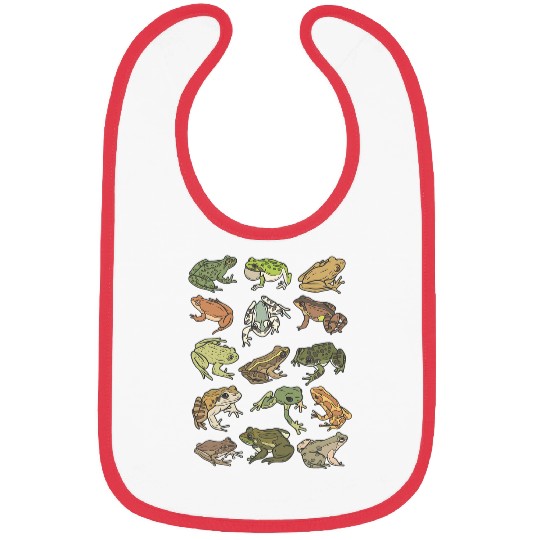 Frog Pet Gif Frog vs Toad Grunge Bibs