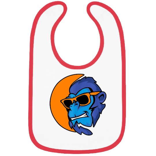Gorilla Pet Monkey Sunglasses Bibs