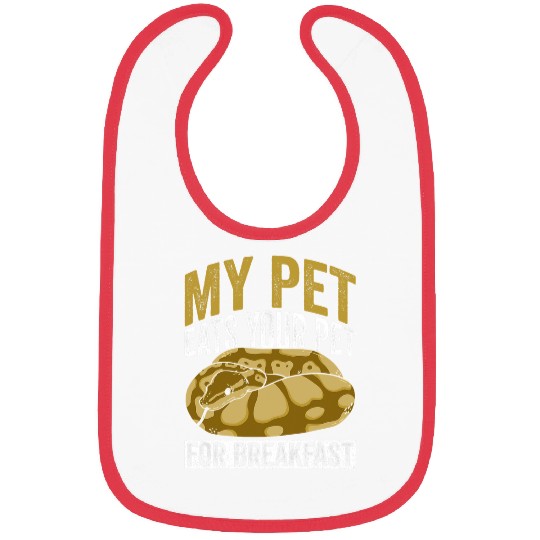 Python Pet Royal Python and Banana Ball Python Bibs