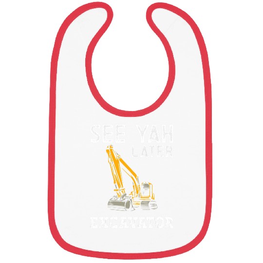 Excavator Fun Driver Excavator Operator Construction Work Bibs