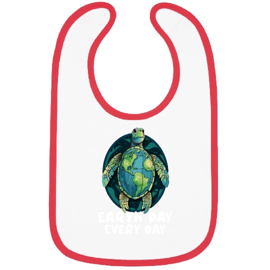 Turtle Pet Earth Day Everyday Sea Turtle Environment Save Earth Bibs