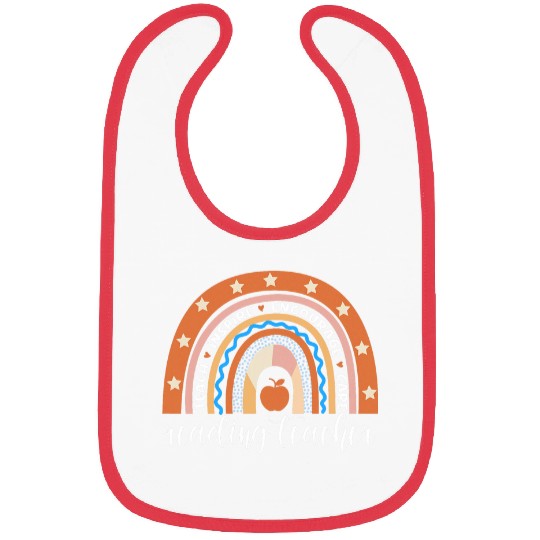 Book Fun bests Reading Teacher Rainbow Reading Coachs Bibs