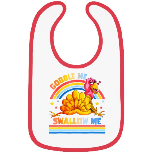 Chicken Pet Gobble Me Swallow Me Turkey Chicken Thanksgiving Bibs