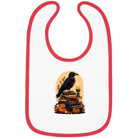 Book Fun Quoth The Raven Nevermore Gothic Book Design Bibs