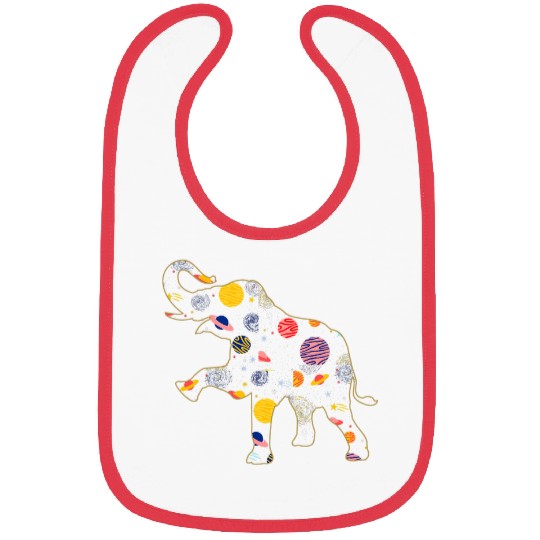 Elephant Mammal Celestial Animals Space Aesthetic Solar Planets Bibs