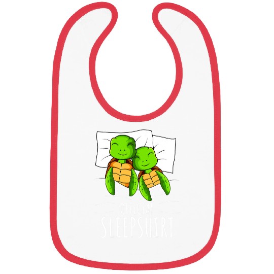Turtle Pet Sleeping Turtle Lover Official Sleep Bibs