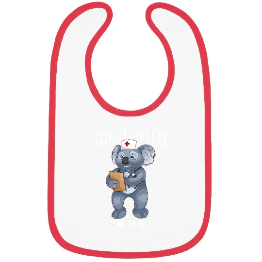 Koala Pet Im A Koalafied nurses Cool RN Koala Nursing Bear Funny Bibs