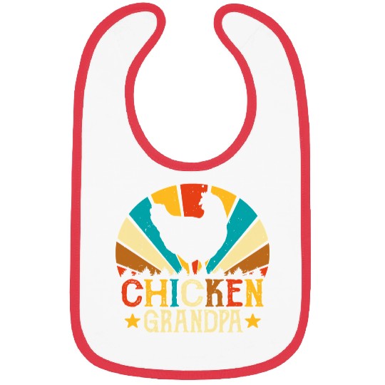 Chicken Pet Grandpa Funny Poultry Farm Chicken Bibs