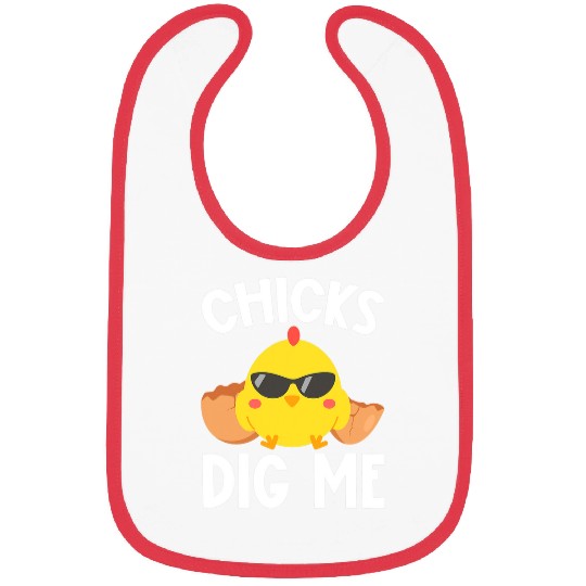 Chicken Pet Chicks Dig me Kids Egg Hunt Easter Holiday School Bibs