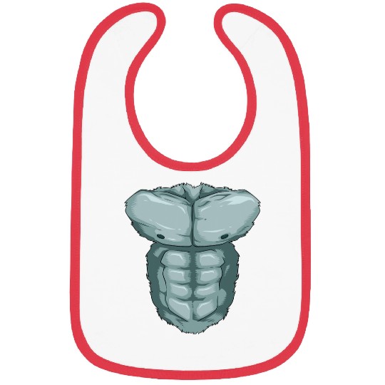 Gorilla Pet Monkey Belly Chest Costume Bibs