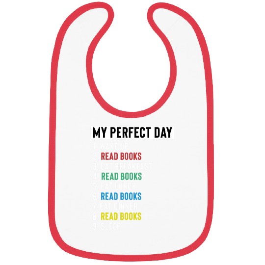 Book Fun nn my perfect day reading book lover librarian Bibs