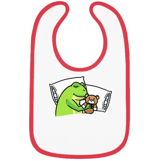 Frog Pet Official Sleeping Toad Pajama Herpetologist Bibs