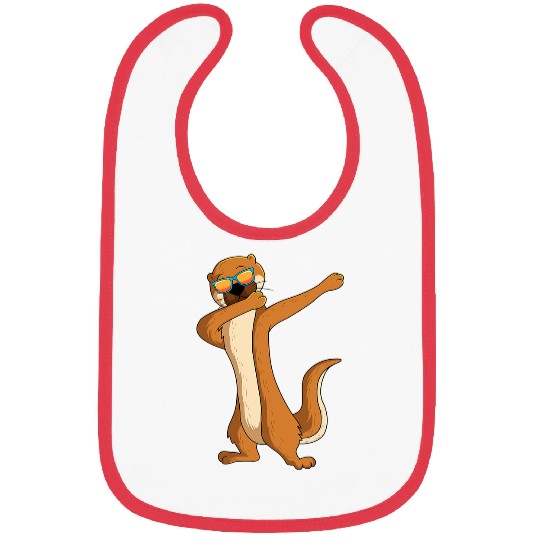 Otter Pet Otters Dabbings Sea Otter Animal Lover Bibs